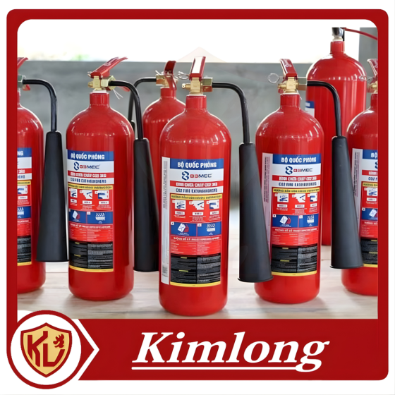 Bình chữa cháy CO2 MT3, 3kg Đầu phun SPRINKLER (83MEC – Bộ Quốc Phòng)