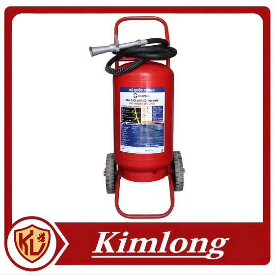 Bình chữa cháy xe đẩy 35kg bột ABC T35