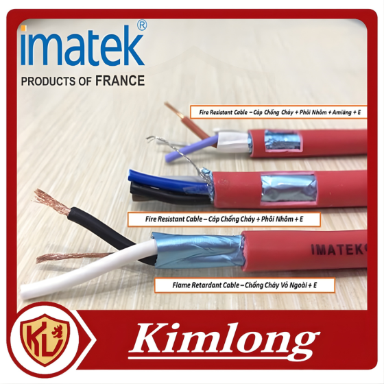Dây chống cháy, chống nhiễu, phôi nhôm Imatek