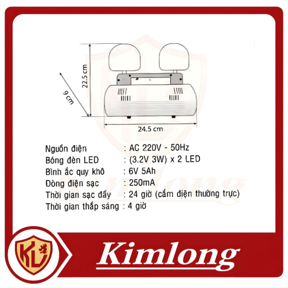 Đèn chiếu sáng sự cố KT-402